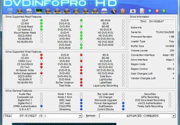 Диагностика: DVDInfoPro v.5.06