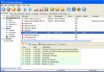 Диспетчеры закачек: Free Download Manager v.2.5 Build 747
