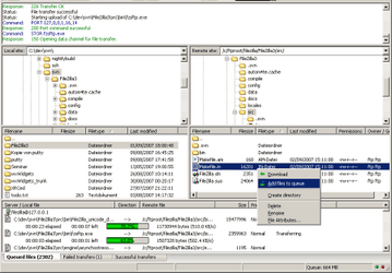 FTP-клиенты: FileZilla v.3.0.5.2