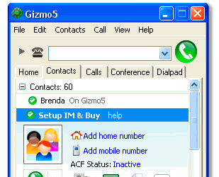 Общение в сети: Gizmo v.4.0.3.373