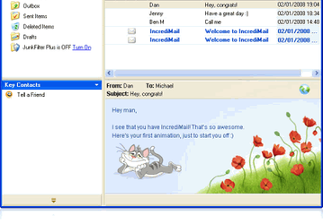 Почтовые клиенты и фильтры: IncrediMail v.5.85 Build 3800