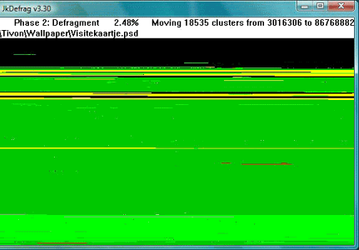 Дефрагментаторы: JkDefrag v.3.36