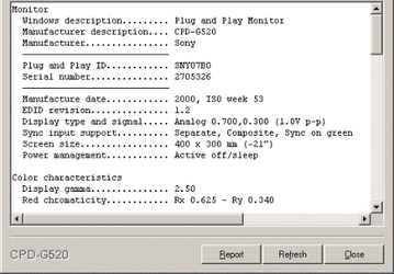 Диагностика: Monitor Asset Manager v.2.0.0.695