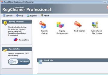 Настройщики: TweakNow RegCleaner v.3.8.0
