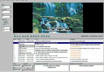Утилиты: Subtitle Workshop v.4.00 Beta 2
