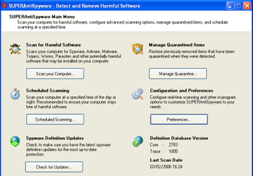 Антивирусы: SUPERAntiSpyware v.4.15.1000 Beta