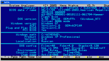 Диагностика: System Analyser v.5.3t