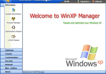 Настройщики: WinXP Manager v.5.2.3