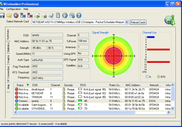 Мониторинг: PassMark WirelessMon v.3.1 Build 1002