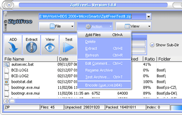 Архиваторы: ZipItFree v.1.80