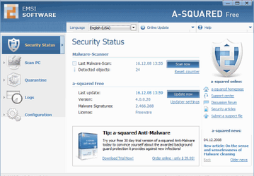 Безопасность: a-squared (aІ) Free edition v.4.5.0.21