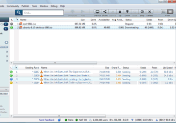 Файловые обменники: Vuze v.4.2.0.9b26