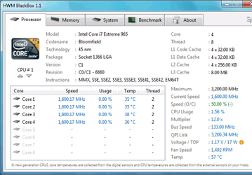 Диагностика: HWM BlackBox v.1.1.6