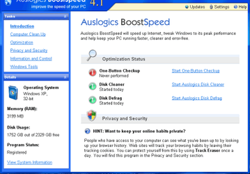 Настройщики: AusLogics BoostSpeed v.4.5.14.270