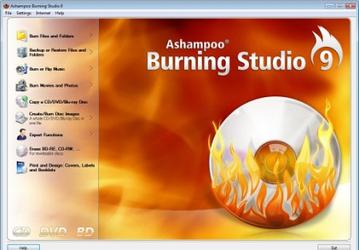 Запись: Ashampoo Burning Studio v.9.20