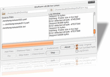 Мультимедиа: DiVFix++ v.0.34