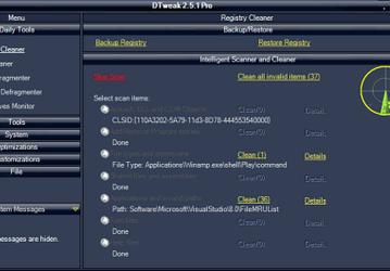 Настройщики: DTweak v.4.8.2