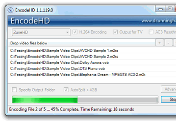 Конвертеры: EncodeHD v.1.2.233.0