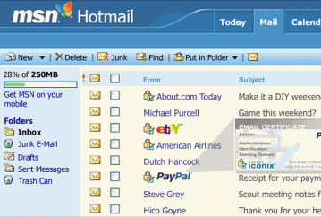 Почтовые клиенты и фильтры: Iconix eMail ID v.3.87.2.22