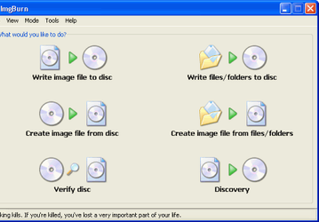 Запись: ImgBurn v.2.5.1.0