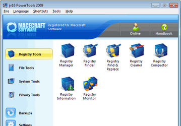 Настройщики: jv16 PowerTools 2009 v.1.9.0.548