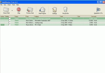 Почтовые клиенты и фильтры: MailWasher v.6.5.3