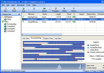Диспетчеры закачек: Mass Downloader v.3.8 Build 835