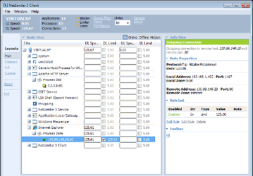 Интернет и сети: Netlimiter v.3.0 Beta 8