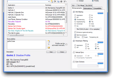 Настройщики: nHancer v.2.5.7