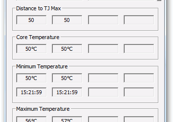 Диагностика: Real Temp v.3.36 Beta