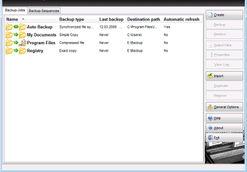 Резервное копирование: SmartBackup v.3.5.1