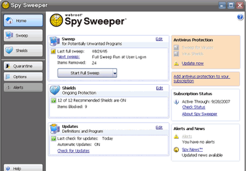 Безопасность: Spy Sweeper v.6.1.0.110