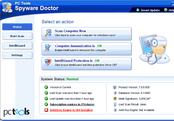 Безопасность: Spyware Doctor v.7.0.0.508