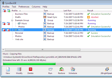 Резервное копирование: SyncBackSE v.5.7.5.33