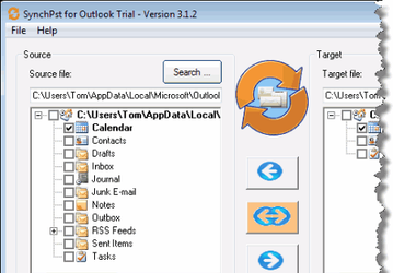 Почтовые клиенты и фильтры: SynchPst for Outlook v.3.6.7