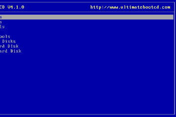 Утилиты: Ultimate Boot CD v.5.0 RC1