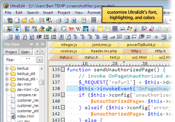 Текстовые редакторы: UltraEdit-32 v.15.20