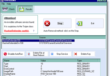 Утилиты: UnHackMe v.5.8