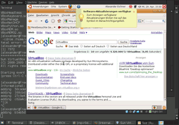 Виртуальные машины: VirtualBox v.3.0.8