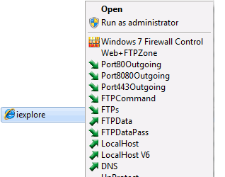 Безопасность: Windows 7 & Vista Firewall Control v.3.5