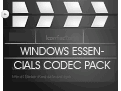 Windows Essentials Codec Pack v.4.4 - коллекция популярных и необходимых кодеков для Windows