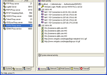 Интернет и сети: WinGate v.6.6.4 Build 1338