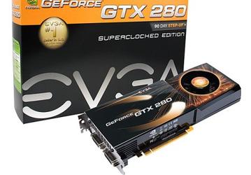 В арсенале EVGA целых пять GeForce GTX 280, от $649 до $879