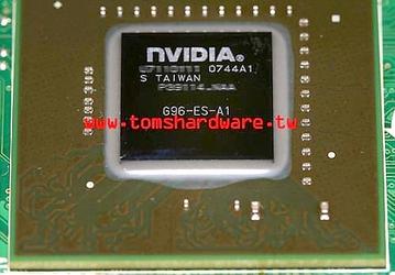 NVIDIA G96 — фото чипа и первые данные о GeForce 9500GT