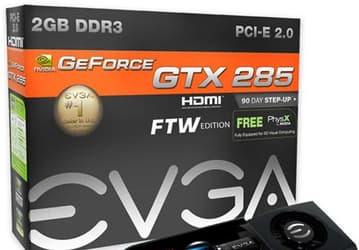 EVGA GeForce GTX 285 2 GB FTW Edition — недешевая 3D-карта с большим объемом памяти