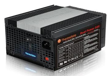 Thermaltake: бесшумный БП Dual Power 520W