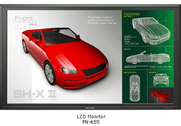 Sharp Introduces 65V-inch LCD Monitor PN-655