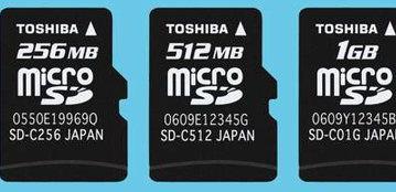 Toshiba Announces New SD Memory Cards