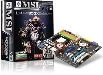 Тройка системных плат MSI DKA790GX с поддержкой CrossFireX и Hybrid CrossFireX