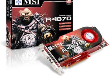 R4870-T2D1G — MSI предлагает свой вариант ATI Radeon HD 4870 с 1 ГБ памяти